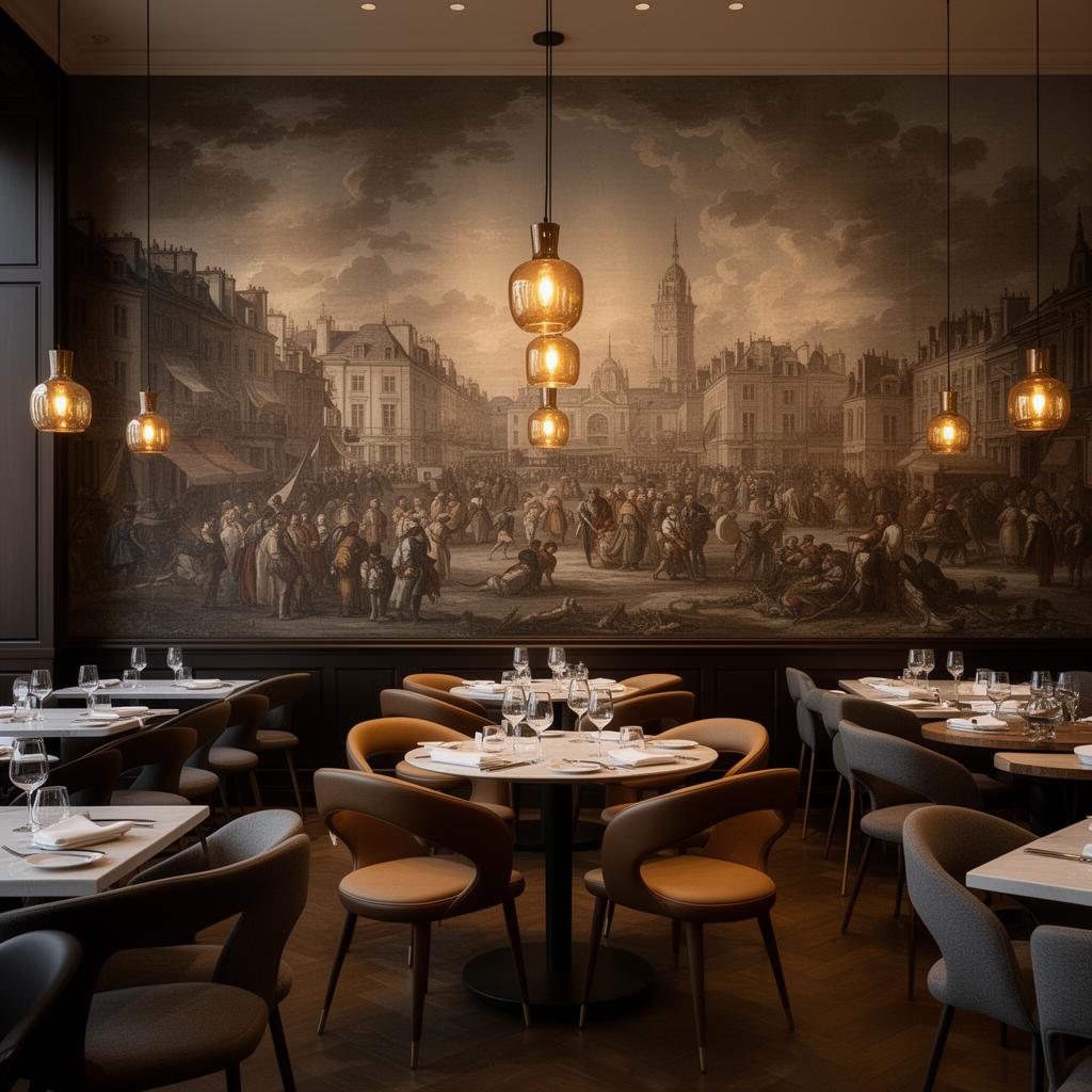 Wanddruck für Restaurants und Hotels: Atmosphäre schaffen