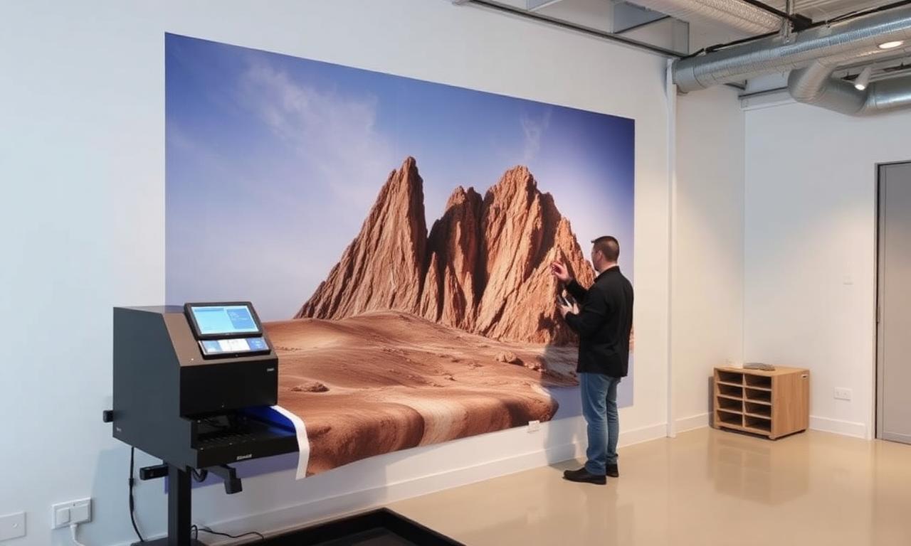 Wat kost wallprinting? Prijzen, factoren en voorbeelden
