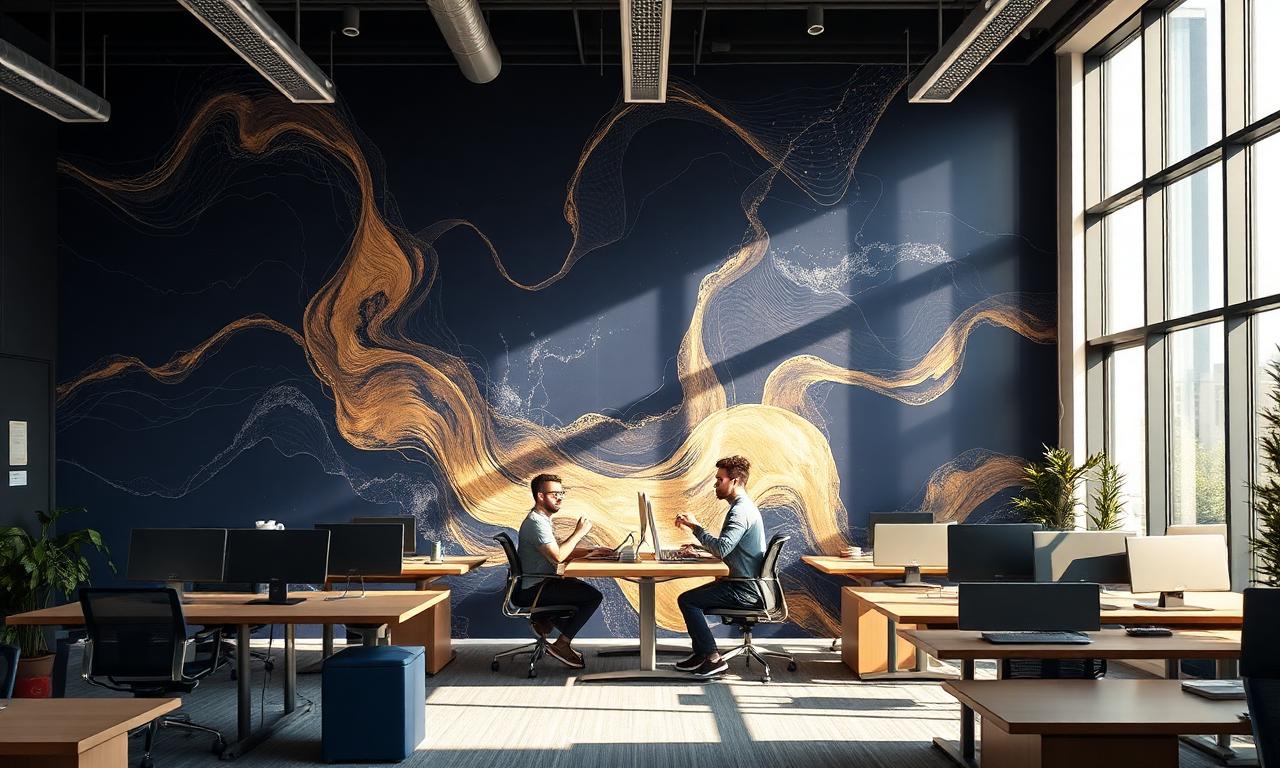 Wallprinting op kantoor: zo maak je een fijne werkplek